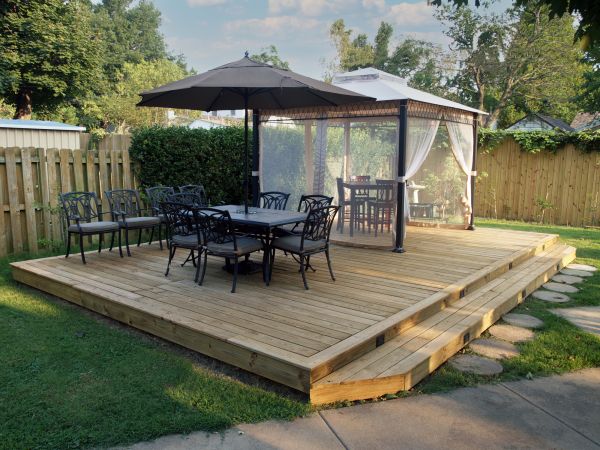 Cost of Backyard Deck Installation in Stafford